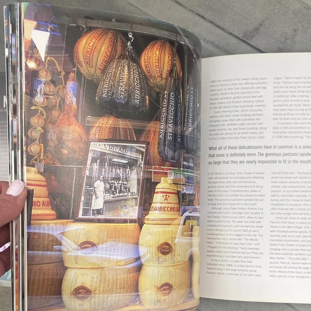 Williams Sonoma New York Cookbook with Gray and Blue Cover